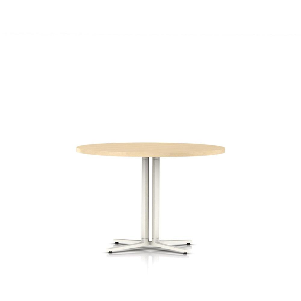 Everywhere Round Table Dining Tables herman miller 42-inch Diameter - Add $51.00 Clear on Ash White