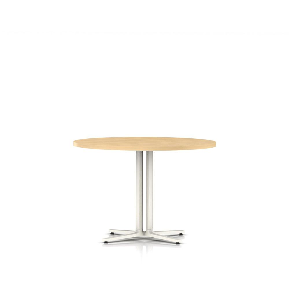 Everywhere Round Table Dining Tables herman miller 42-inch Diameter - Add $51.00 Natural Maple Laminate White