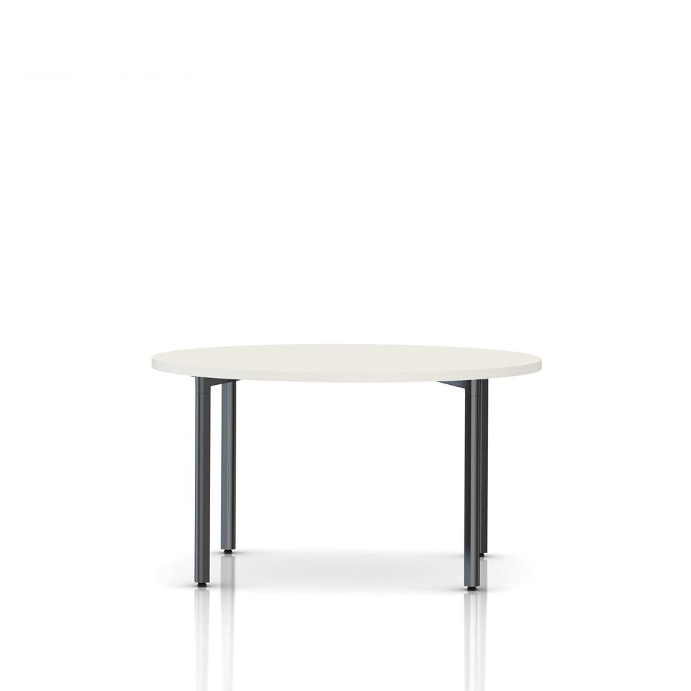 Everywhere Round Table Dining Tables herman miller 48-inch Diameter - Add $11.00 White Black Umber