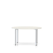 Everywhere Round Table Dining Tables herman miller 48-inch Diameter - Add $11.00 White Metallic Silver