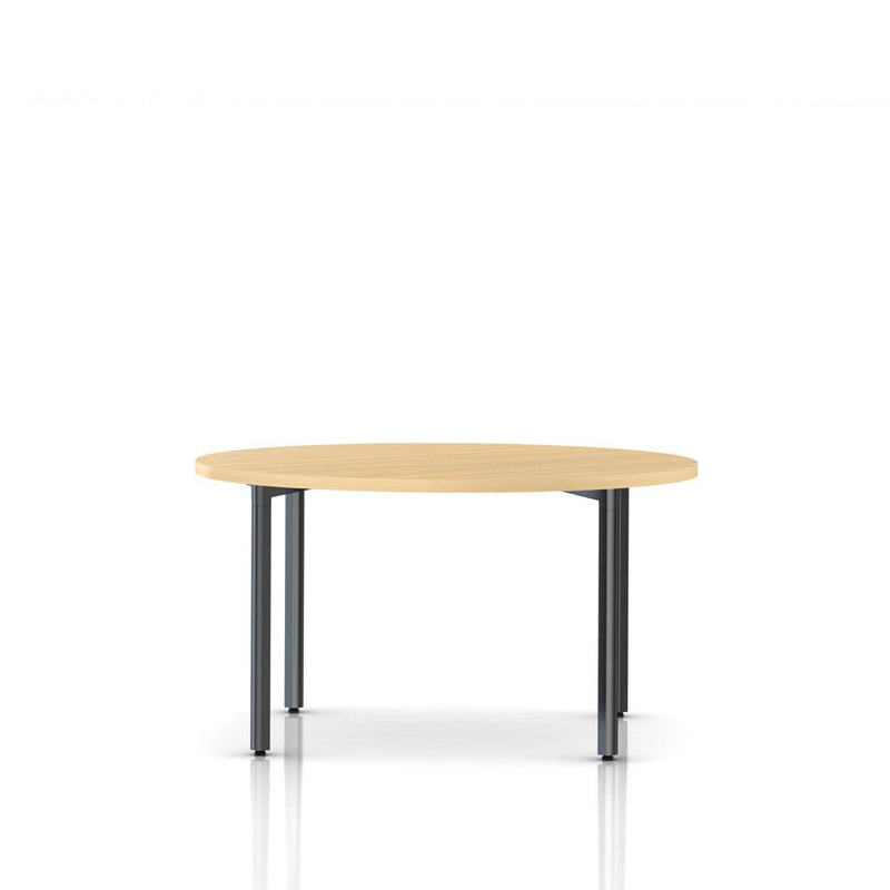 Everywhere Round Table Dining Tables herman miller 48-inch Diameter - Add $11.00 Natural Maple Laminate Black Umber