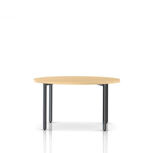 Everywhere Round Table Dining Tables herman miller 48-inch Diameter - Add $11.00 Natural Maple Laminate Black Umber