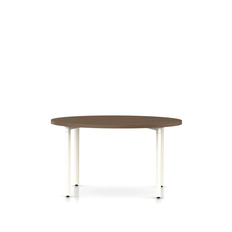 Everywhere Round Table Dining Tables herman miller 48-inch Diameter - Add $11.00 Walnut on Ash White