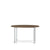 Everywhere Round Table Dining Tables herman miller 48-inch Diameter - Add $11.00 Walnut on Ash Metallic Silver