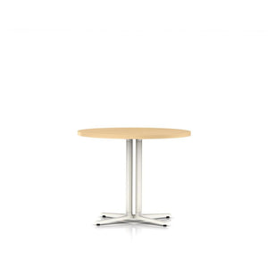 Everywhere Round Table Dining Tables herman miller 36-inch Diameter Natural Maple Laminate White