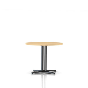 Everywhere Round Table Dining Tables herman miller 36-inch Diameter Natural Maple Laminate Black Umber