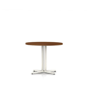 Everywhere Round Table Dining Tables herman miller 36-inch Diameter Light Brown Walnut White