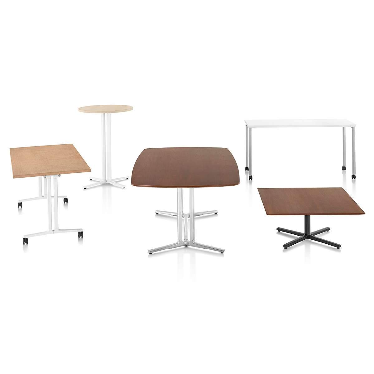 Everywhere Square Table Desk's herman miller 