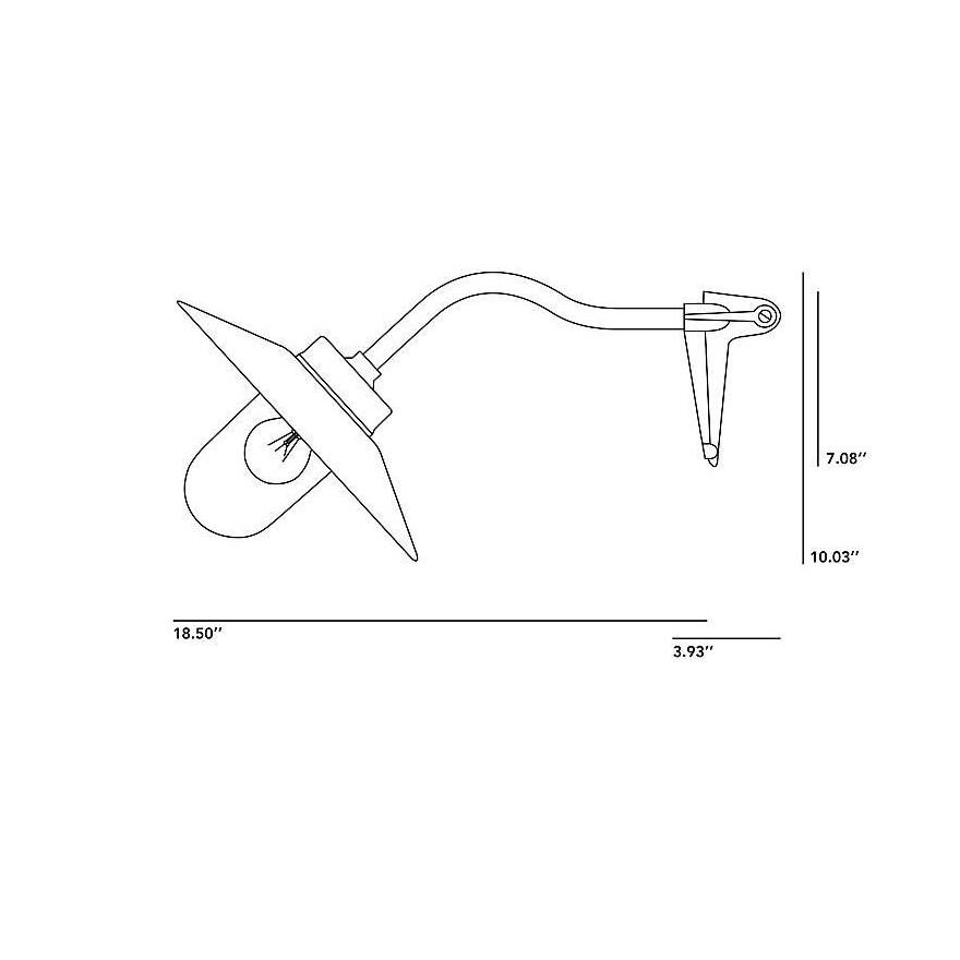 Exterior Canted Bracket Wall Light Wall Lights Original BTC 