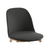 Emeco Alfi High-Back Chair Side/Dining Emeco Ash Dark Brown Fabric Kvadrat Divina Melange 0170 +$560