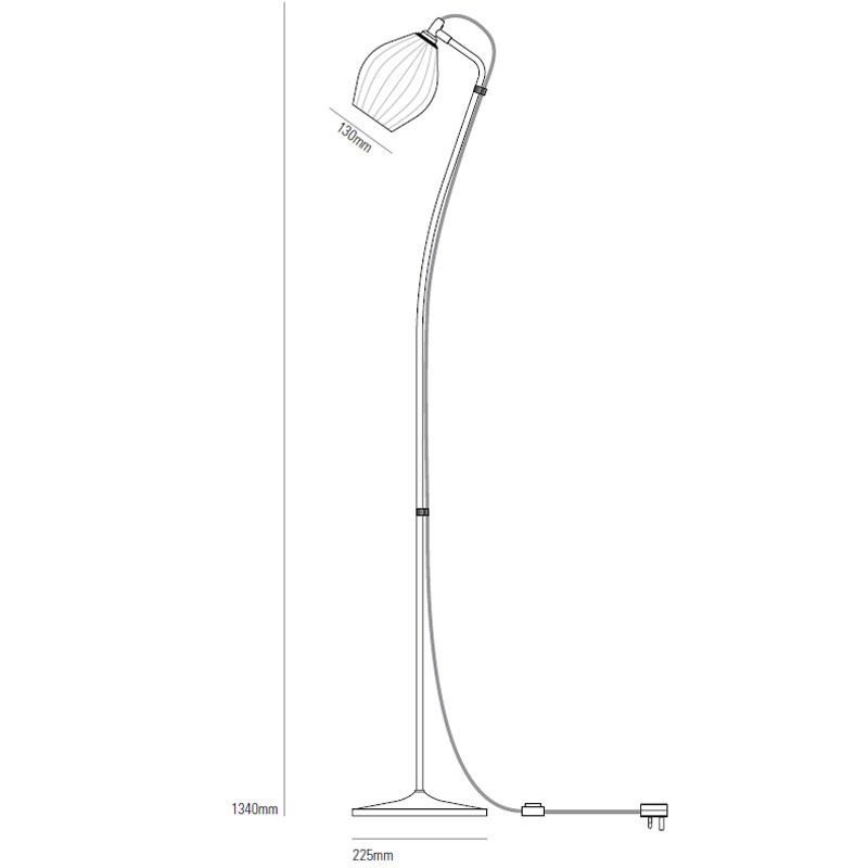 Fin Floor Light Floor Lamps Original BTC 
