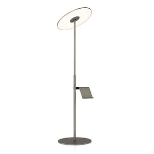 Circa LED Floor Lamp with Pedestal Floor Lamps Pablo Graphite 