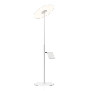 Circa LED Floor Lamp with Pedestal Floor Lamps Pablo White 