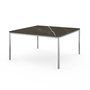 Florence Knoll Dining Table - 55" x 55" Dining Tables Knoll Grigio Marquina marble, Satin finish 