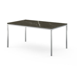 Florence Knoll Dining Table - 60" x 36" Dining Tables Knoll Grigio Marquina marble, Satin finish 