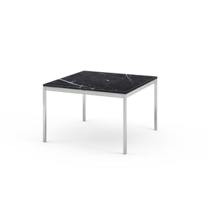 Florence Knoll Small End Table Coffee Tables Knoll Polished chrome Nero Marquina marble, Shiny finish 