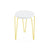 Florence Knoll Hairpin™ Stacking Table table Knoll Laminate - White Painted Steel - Yellow 