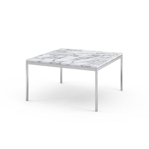 Florence Knoll Large End Table side/end table Knoll Polished chrome Arabescato marble, Satin finish 