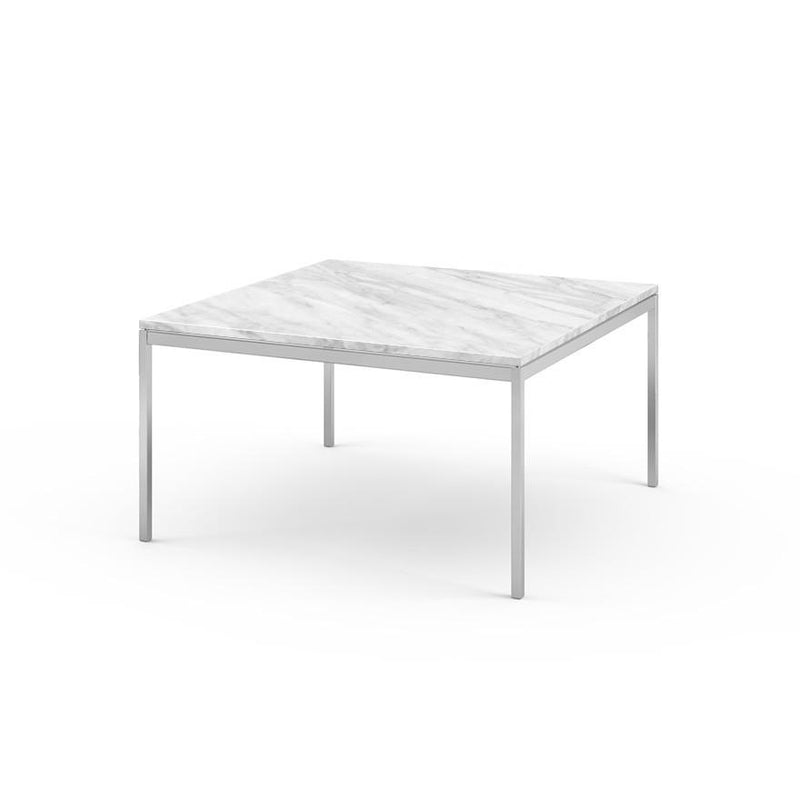 Florence Knoll Large End Table side/end table Knoll Polished chrome Carrara marble, Shiny finish 