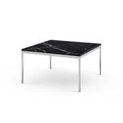 Florence Knoll Large End Table side/end table Knoll Polished chrome Nero Marquina marble, Shiny finish 