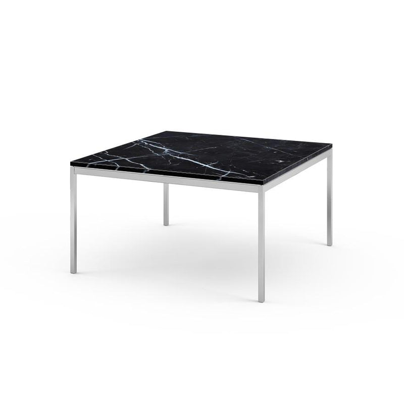 Florence Knoll Large End Table side/end table Knoll Polished chrome Nero Marquina marble, Shiny finish 
