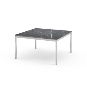Florence Knoll Large End Table side/end table Knoll Polished chrome Grigio Marquina marble, Satin finish 