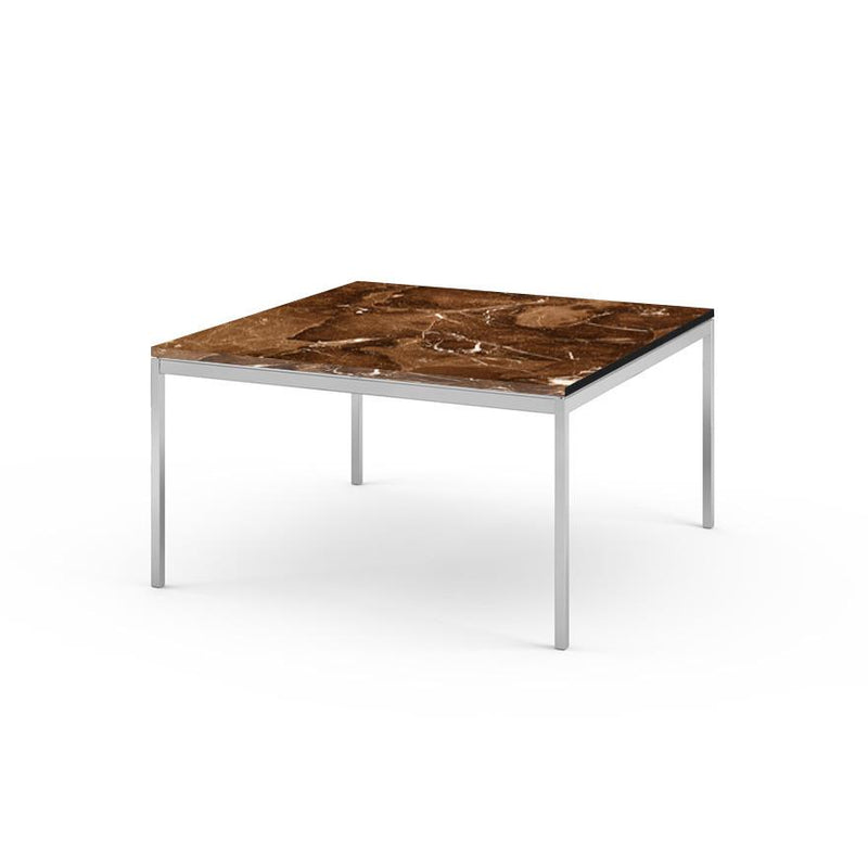 Florence Knoll Large End Table side/end table Knoll Polished chrome Espresso marble, Satin finish 