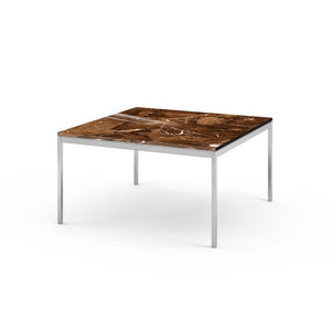 Florence Knoll Large End Table side/end table Knoll Polished chrome Espresso marble, Shiny finish 