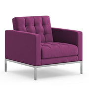 Florence Knoll Relaxed Lounge Chair lounge chair Knoll Ultrasuede - Wild Plum 