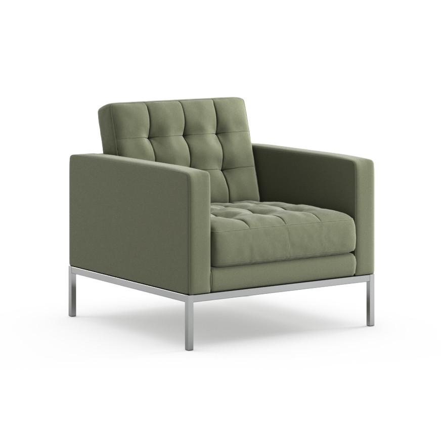 Florence Knoll Relaxed Lounge Chair lounge chair Knoll Knoll Velvet - Sage 