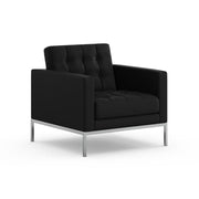 Florence Knoll Relaxed Lounge Chair lounge chair Knoll Prairie Leather - Bison 