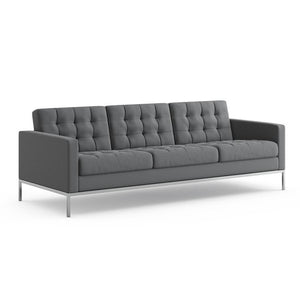 Florence Knoll Relaxed Sofa sofa Knoll Ultrasuede - Deep French Grey 
