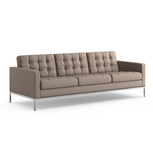 Florence Knoll Relaxed Sofa sofa Knoll Prairie Leather - Coyote 