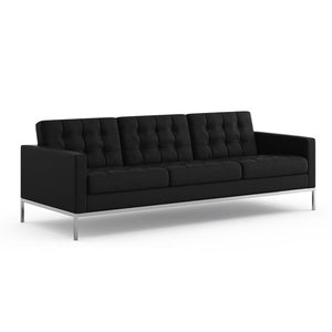 Florence Knoll Relaxed Sofa sofa Knoll Prairie Leather - Bison 