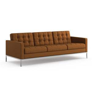 Florence Knoll Relaxed Sofa sofa Knoll Prairie Leather - Lantern 