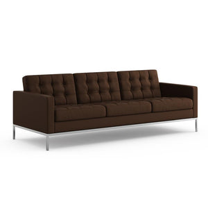 Florence Knoll Relaxed Sofa sofa Knoll Prairie Leather - Caribou 