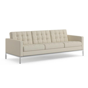 Florence Knoll Relaxed Sofa sofa Knoll Volo Leather - Parchment 