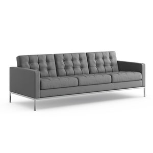 Florence Knoll Relaxed Sofa sofa Knoll Volo Leather - Cadet 