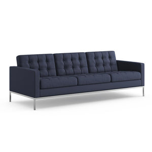 Florence Knoll Relaxed Sofa sofa Knoll Acqua Leather - Cote d'Azur 
