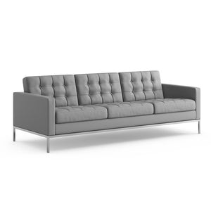 Florence Knoll Relaxed Sofa sofa Knoll Acqua Leather - Aquitania 