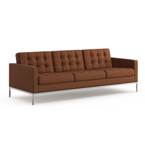 Florence Knoll Relaxed Sofa sofa Knoll Sabrina Leather - Nutmeg 