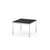 Florence Knoll Square Coffee Table Coffee Tables Knoll polished chrome Ebonized Walnut 