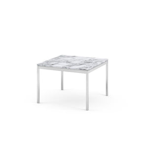 Florence Knoll Square Coffee Table Coffee Tables Knoll polished chrome Arabescato marble, Satin finish 