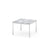 Florence Knoll Square Coffee Table Coffee Tables Knoll polished chrome Arabescato marble, Shiny finish 