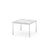 Florence Knoll Square Coffee Table Coffee Tables Knoll polished chrome Carrara marble, Satin finish 