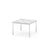 Florence Knoll Square Coffee Table Coffee Tables Knoll polished chrome Carrara marble, Shiny finish 