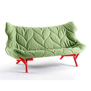 Foliage Sofa Sofa Kartell Red Legs trevira - green (D) 