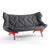 Foliage Sofa Sofa Kartell Red Legs trevira - grey (C) 