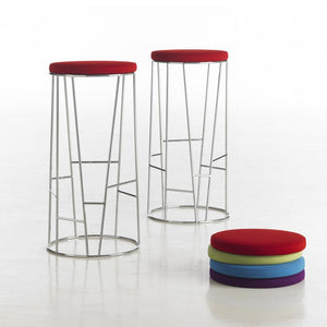 Forest Stool With Upholstered Seat bar seating Bernhardt Design 