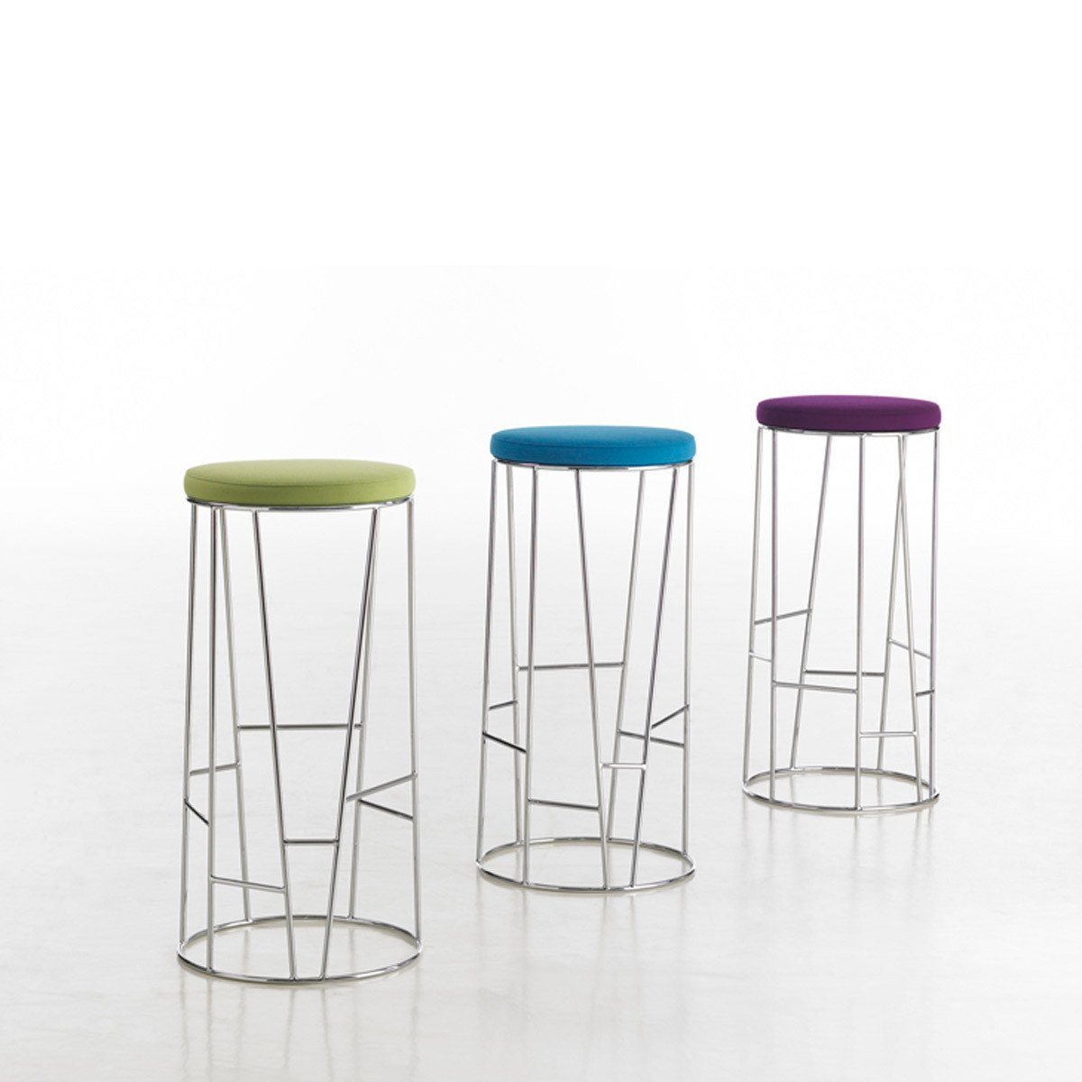 Forest Stool With Upholstered Seat bar seating Bernhardt Design 